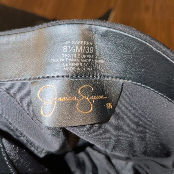 Jessica Simpson Black Heeled Boots - Picture 7 of 7